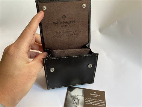 patek philippe leather travel case|Patek Philippe Watch Travel Pouches for sale .